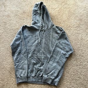 Grey Bandana Pacsun Hoodie